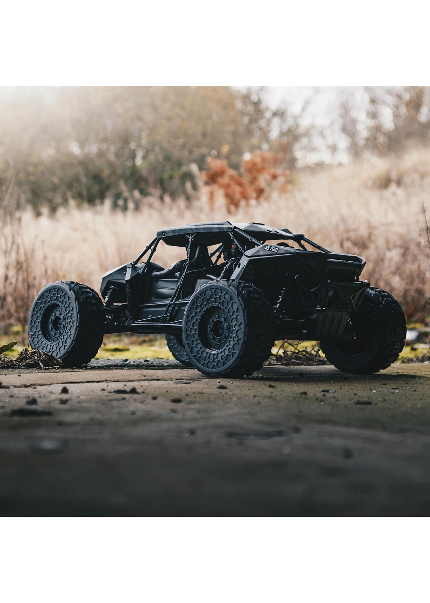 Arrma 1/7 FIRETEAM 6S 4WD BLX Speed Assault RTR - Black - Image 2