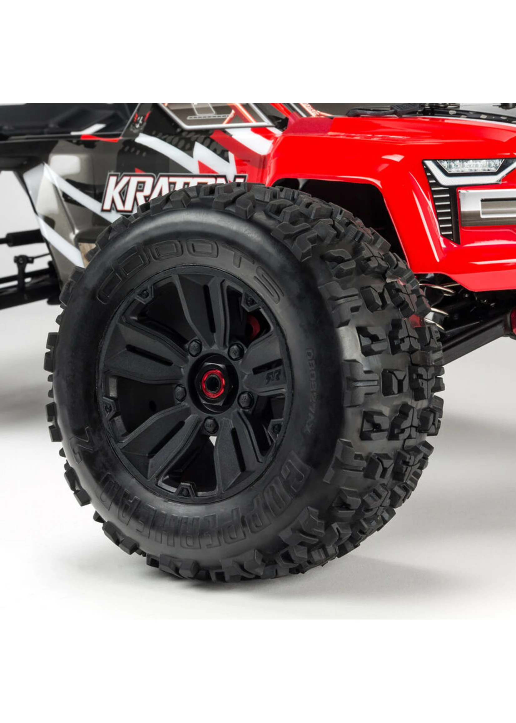 Arrma 1/8 KRATON 6S BLX 4WD Brushless Speed Monster Truck With Spektrum RTR - Red V5 - Image 3
