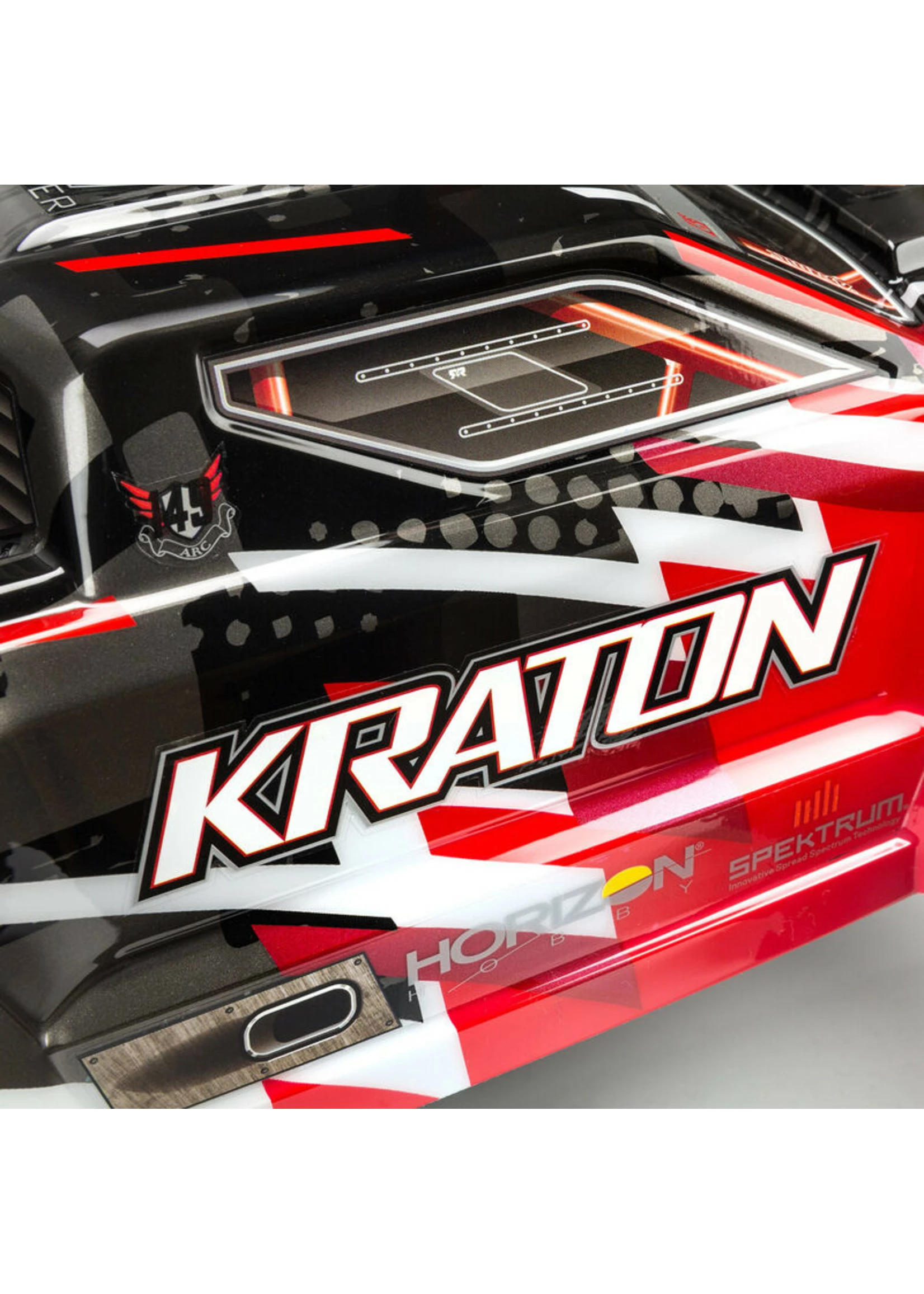 Arrma 1/8 KRATON 6S BLX 4WD Brushless Speed Monster Truck With Spektrum RTR - Red V5 - Image 4