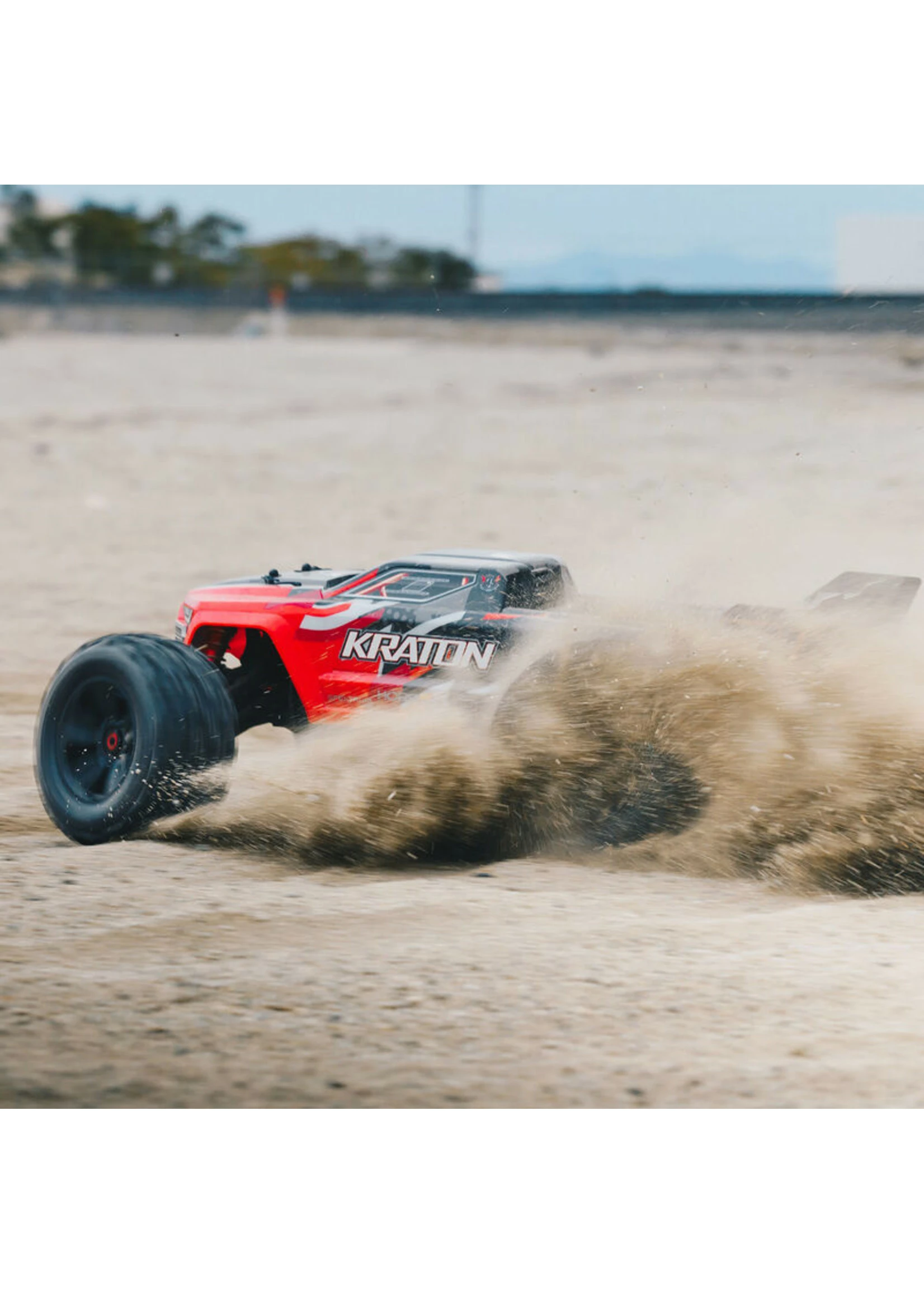 Arrma 1/8 KRATON 6S BLX 4WD Brushless Speed Monster Truck With Spektrum RTR - Red V5 - Image 6