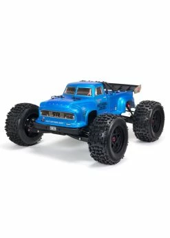 Arrma 1/8 NOTORIOUS 6S V5 4WD BLX Stunt Truck With Spektrum Firma RTR - Blue