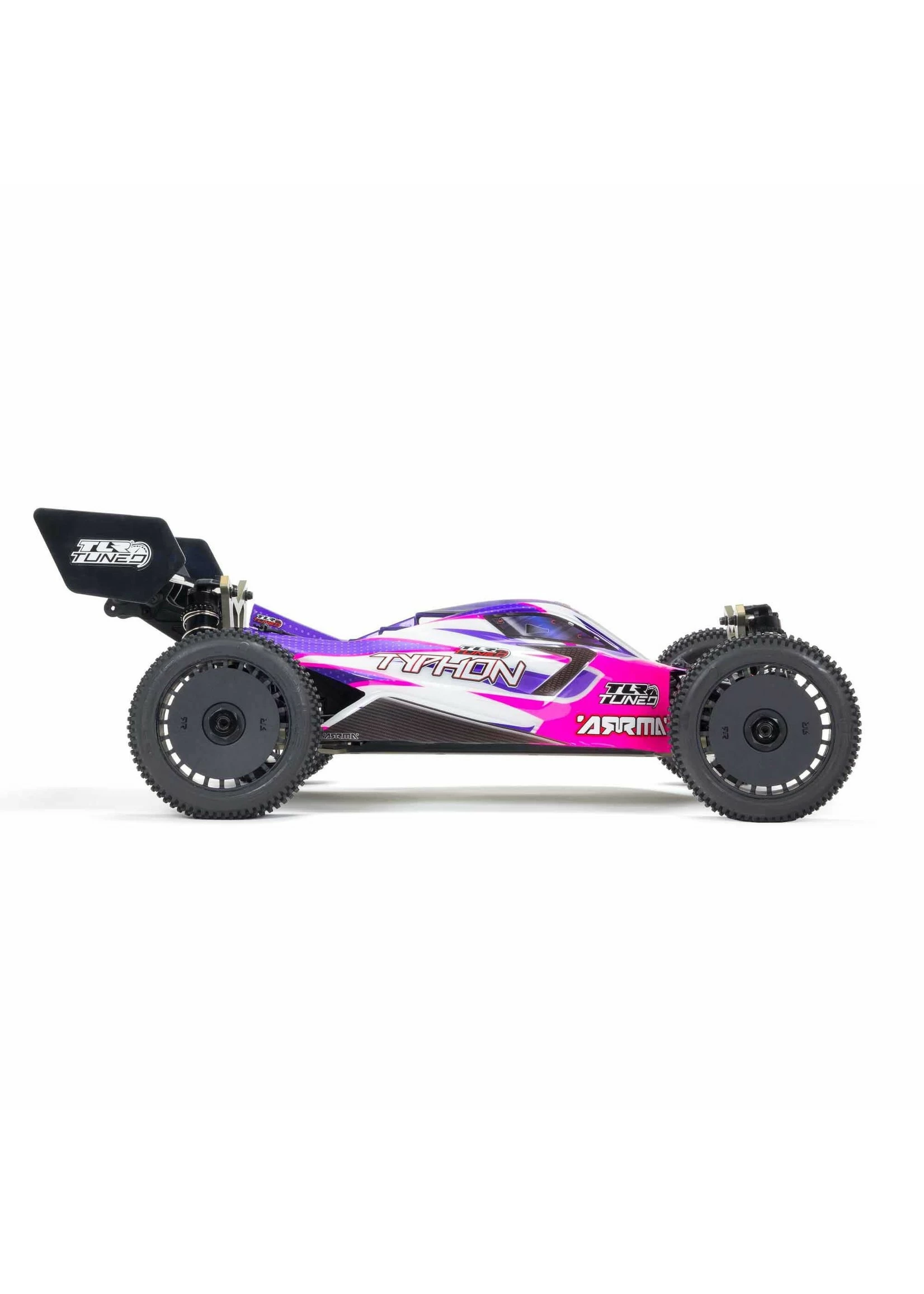 Arrma 1/8 TLR Tuned TYPHON 4WD Roller Buggy - Pink/Purple - Image 2