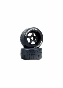 Arrma ARA550073 - 1/7 DBoots Hoons Rear 107 White Pre-Mounted Belted Tires