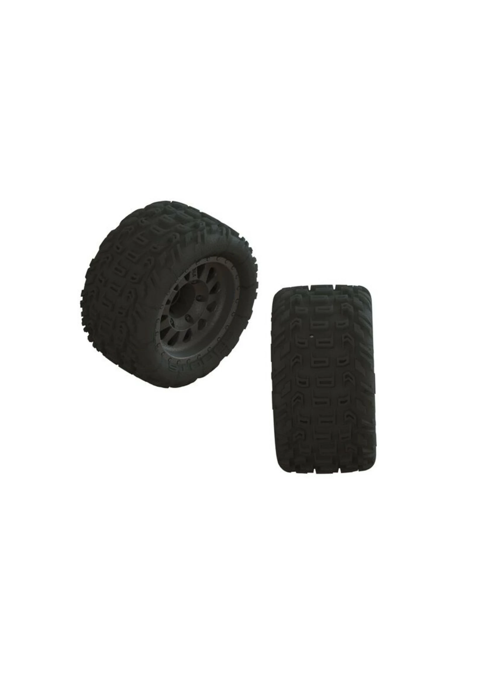 Arrma ARA550091 - 1/10 DBoots Katar MT Pre-Mounted Tire 14mm Hex (2)