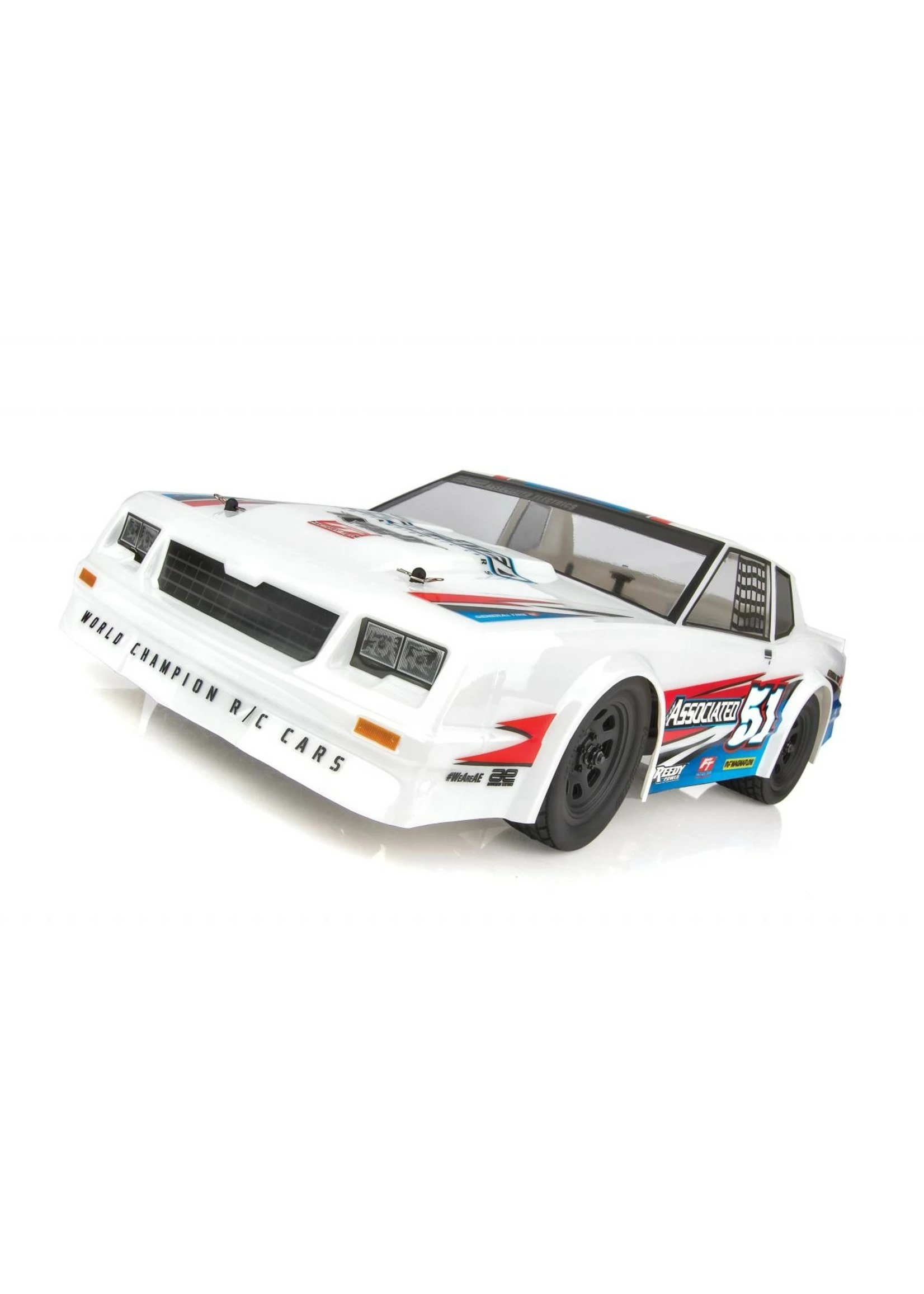 Associated 1/10 SR10 2WD Dirt Oval Race Car RTR - White - Image 3