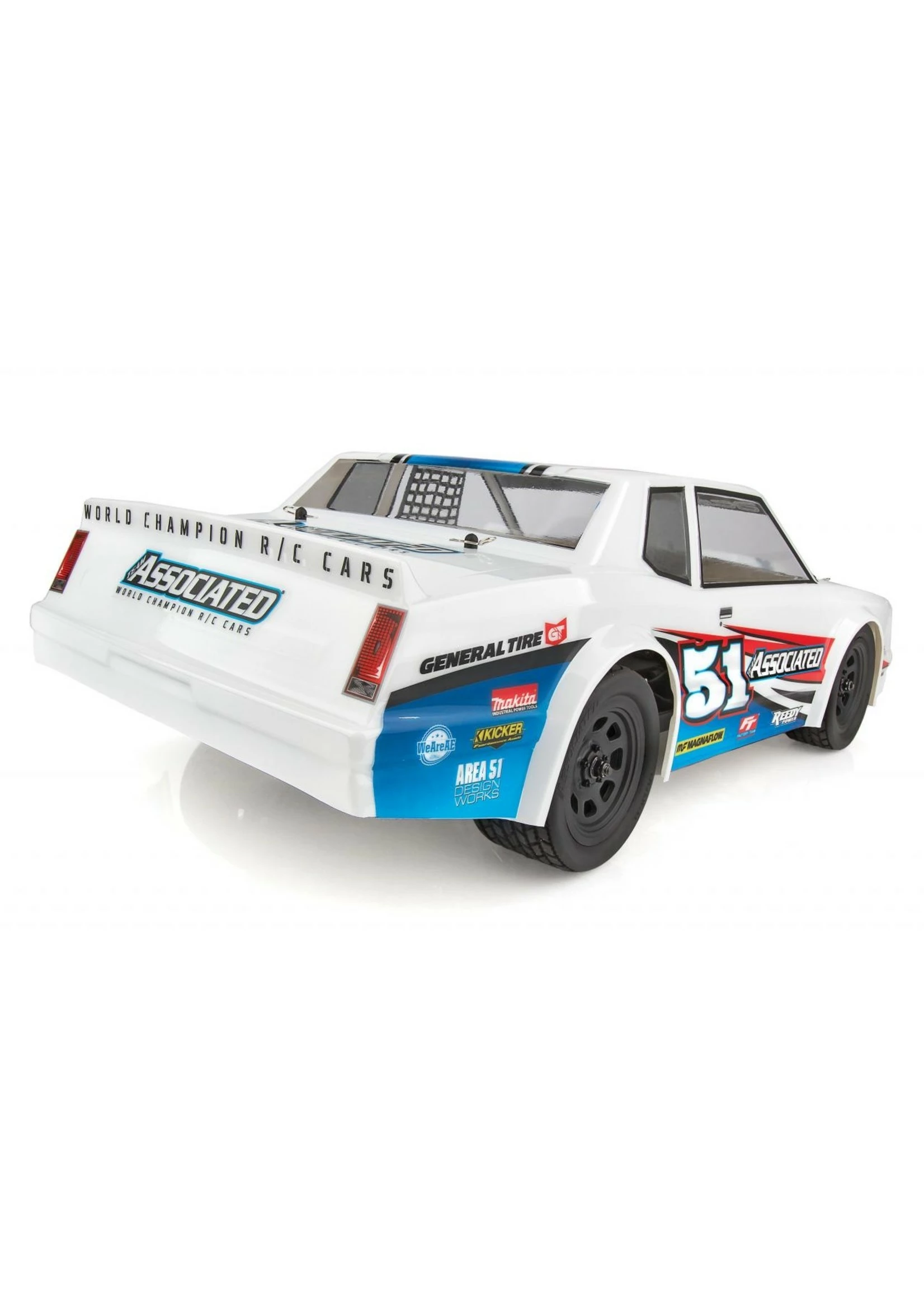 Associated 1/10 SR10 2WD Dirt Oval Race Car RTR - White - Image 5