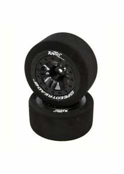 Duratrax DTXC2922 - SpeedTreads Antic Foam SC Front Black Mounted: Traxxas Slash