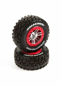 Duratrax DTXC2939 - SpeedTreads Breakaway Short Course Tires Mounted (2)