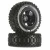Duratrax DTXC3860 - Six-Pack SC C2 Mounted Tires: Traxxas Slash Front
