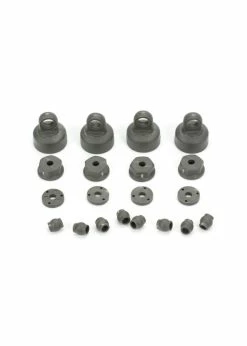 1037 - Shock Cap, Piston, Pivot Ball Set: All ECX 1/10 2WD