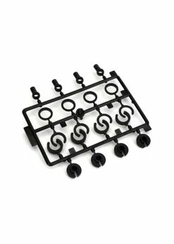 1038 - Shock End, Spring Cup, Spring Clip Set: All ECX 1/10 2WD