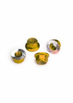 HobbyStar "Gripper" Aluminum Lock Nut, Serrated, 4MM (4)