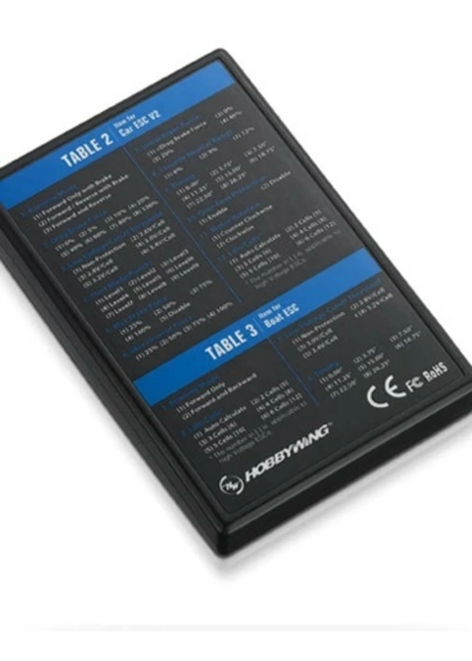 Hobbywing 30501003 - LED Program Card - Image 2