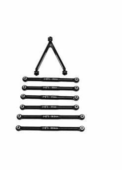 Hot Racing ASXTF133J01 - Aluminum Link Set For LWB, 133.7mm, For SCX24