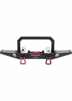 Hot Racing ATRXF03EMR01 - Aluminum Front Bumper, Winch Mount, & Light Buckets