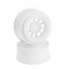 JCONCEPTS JCO3344W - Hazard 3mm Wider Offset, 12mm Hex Wheel, White: SC10
