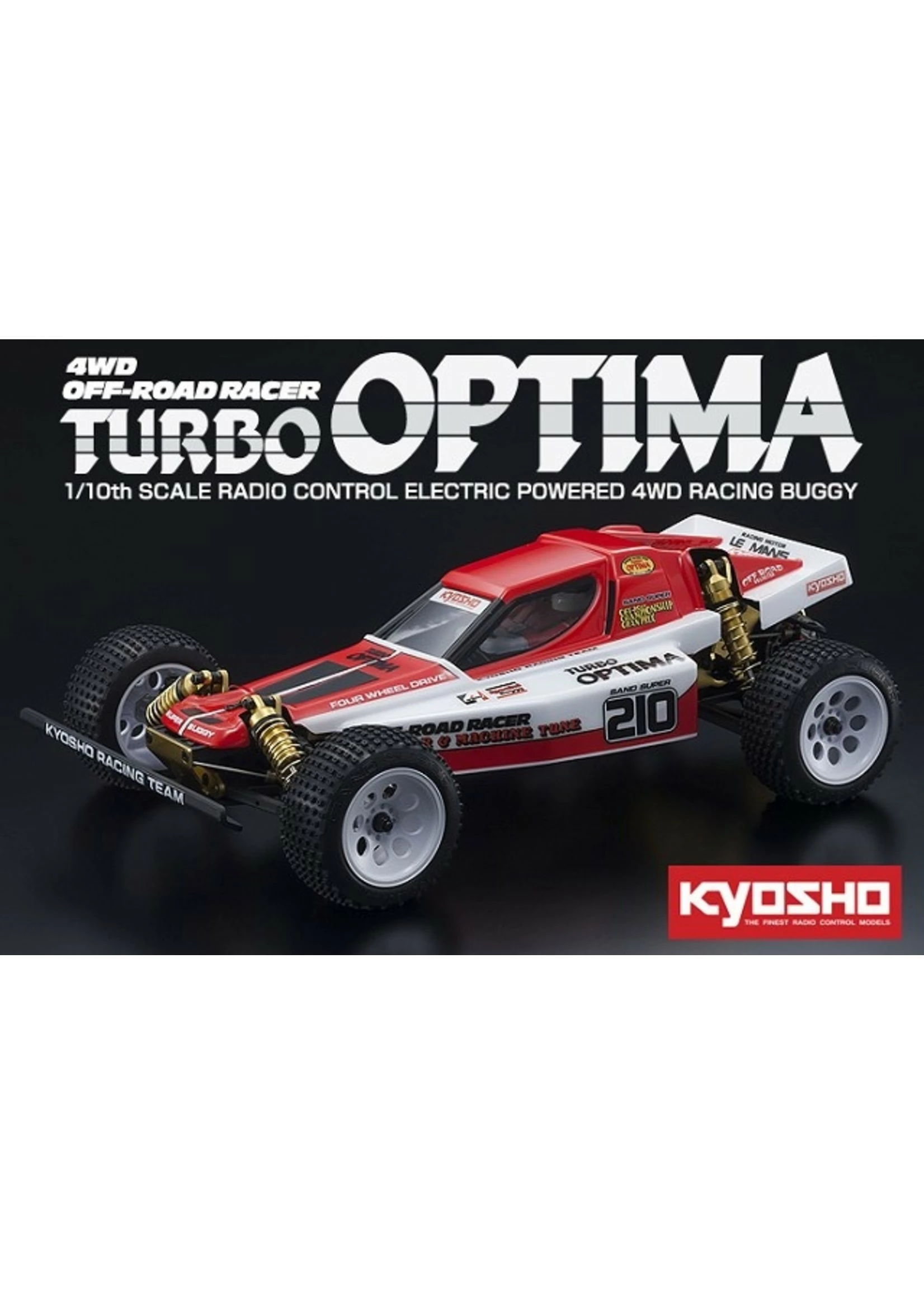 Kyosho 1/10 Turbo Optima Gold 4WD Kit - Image 4