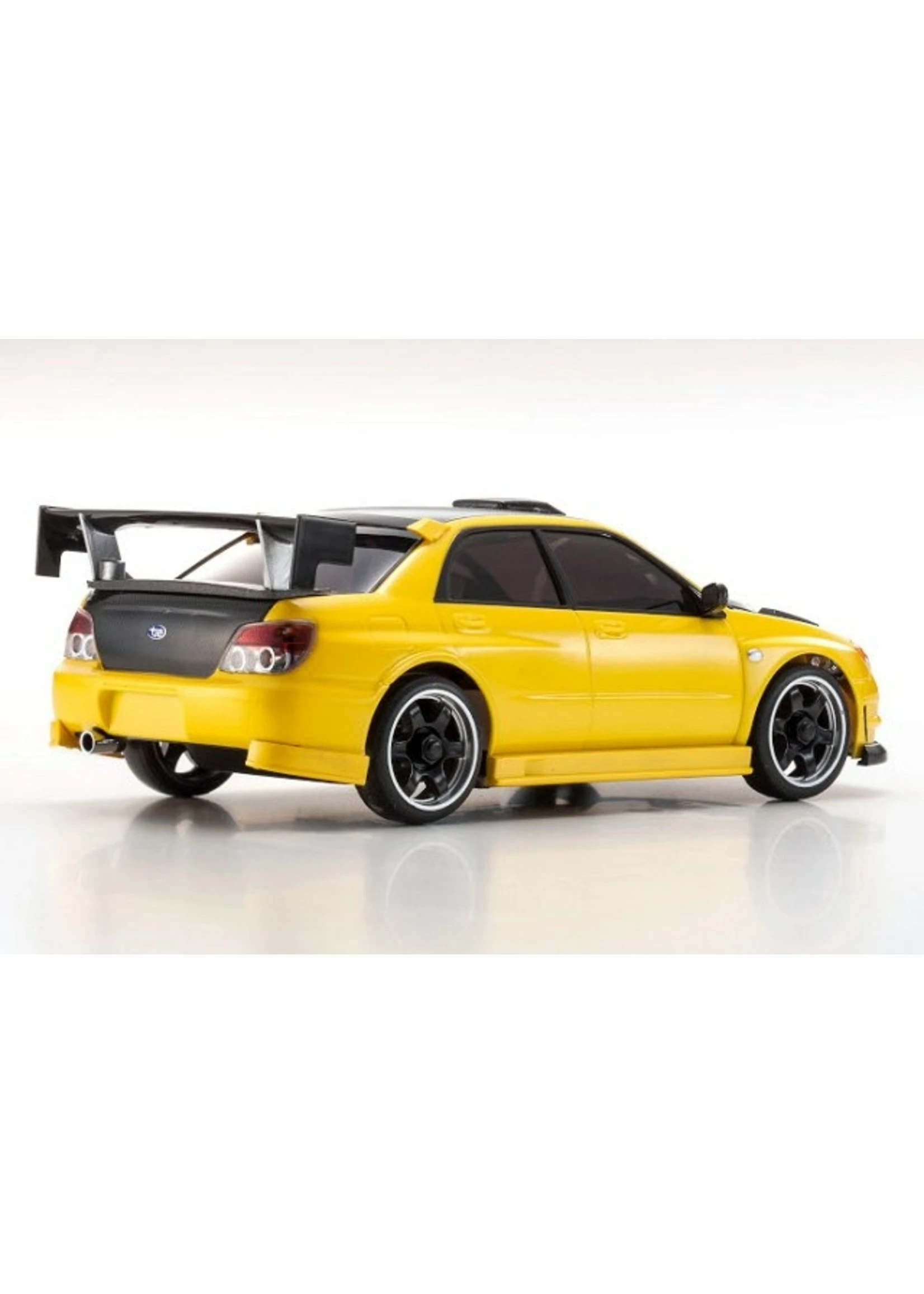 Kyosho 32620MY - MINI-Z AWD MA-020 Subaru Impreza With Aero Kit And CFRP Hood Metallic Yellow - Readyset - Image 3