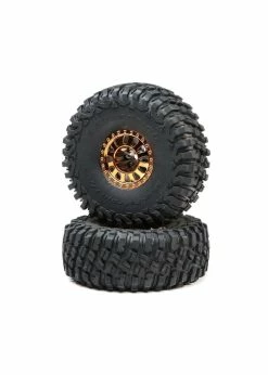 LOSI LOS43028 - 2.2 Wheels With BFG Tire, Copper: Lasernut U4