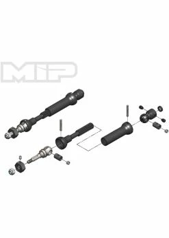 18150 - MIP X-Duty™, CVD™ Drive Kit Traxxas, 1/10 Scale Front 4WD - 87mm-112mm