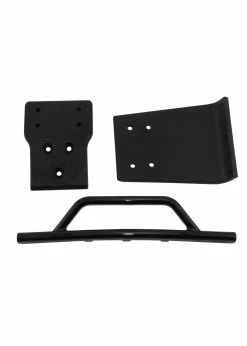 RPM 80022 - Front Bumper & Skid Plate For Traxxas Slash 4X4 - Black