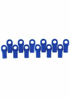 RPM 80475 - Short Rod Ends For Traxxas 1/10 Vehicles - Blue