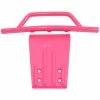 RPM 80957 - Front Bumper & Bumper Skid Plate For Traxxas Slash 2WD - Pink