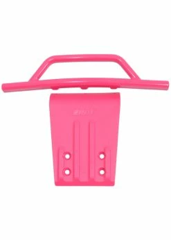 RPM 80957 - Front Bumper & Bumper Skid Plate For Traxxas Slash 2WD - Pink
