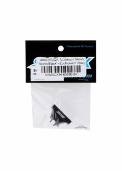 Samix SAMSCX246068EBK - SCX24 Aluminum Servo Mount (Black) (EcoPower/Emax)