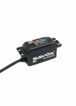 Savox SAVSB2265MG-BE - Black Edition Low Profile High Voltage Brushless Digital Servo 0.08sec / 166.6oz @ 7.4V