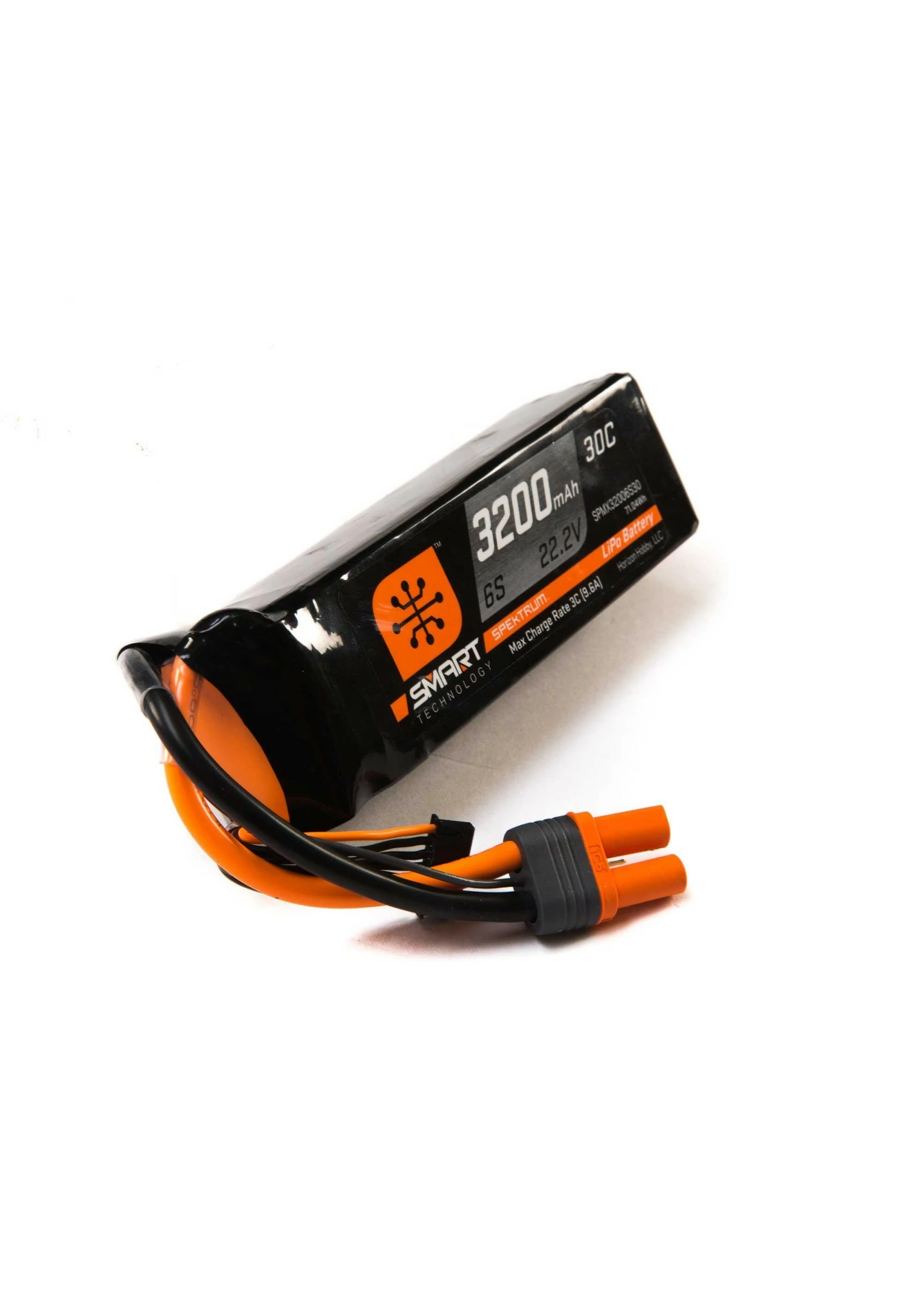 Spektrum SPMX32006S30 - 22.2V 3200mAh 6S 30C Smart LiPo Battery: IC5