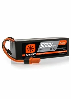 Spektrum SPMX50003S100H5 - 11.1V 5000mAh 3S 100C Smart Hardcase LiPo Battery: IC5