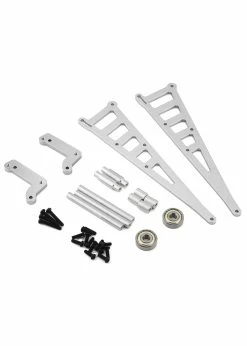 ST Racing Concepts PTSTC71071S - CNC Machined Aluminum Wheelie Bar Kit For DR10 - Silver
