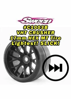 Sweep C1003B - MT Road Crusher Slick Tire Black