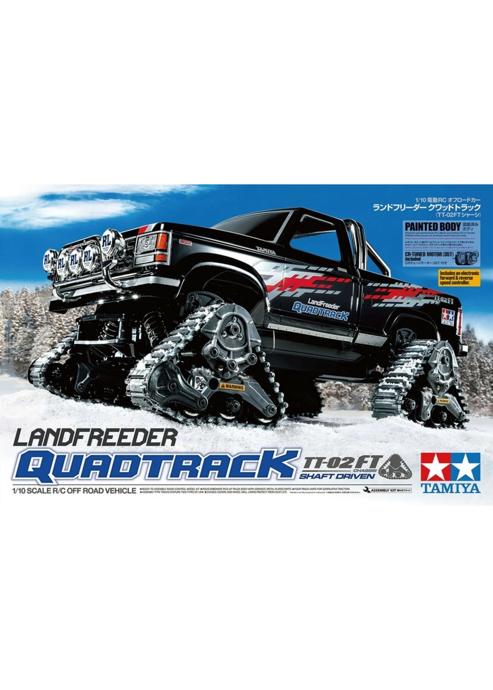 Tamiya 1/10 Landfreeder Quadtrack - TT-02FT Chassis Kit