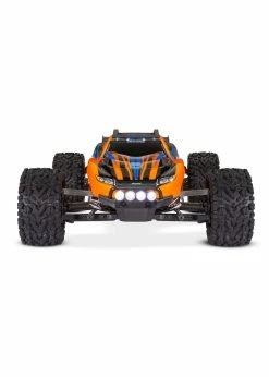 Traxxas 1/10 Rustler 4X4 RTR Stadium Truck With Lights - Orange