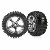 Traxxas 2470R - Tracer 2.2" Chrome Wheels / Alias Tires