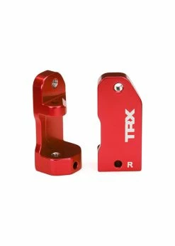 Traxxas 3632X - Aluminum Caster Blocks, 30 Degree - Red