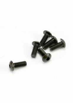 Traxxas 3936 - Button Head Screws, 4x10mm (6)