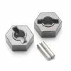 Traxxas 4954R - Steel 14mm Hex Wheel Hubs With 2.5x14mm Axle Pins (2)