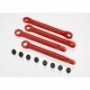 Traxxas 7018 - Push Rod 1/16 Molded Composite - Red