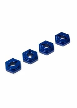 Traxxas 7154X - Aluminum Hex Wheel Hubs - Blue