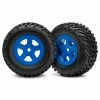 Traxxas 7674 - SCT Blue Wheels / SCT Off-Road Tires
