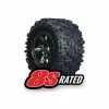 Traxxas 7772X - X-Maxx® Black Wheels / Maxx® AT Tires