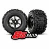 Traxxas 7774A - X-Maxx Black Chrome Wheels / Sledgehammer Tires