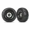 Traxxas 8172 - Method 105 2.2” Black Chrome Beadlock Wheels / Canyon Trail 5.3x2.2” Tires
