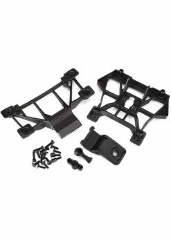 Traxxas 8615 - Front And Rear Body Mounts, Black