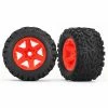 Traxxas 8672A - Orange Wheels / Talon EXT Tires