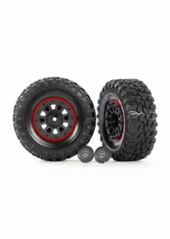 Traxxas 8874 - 2.2" Black Mercedes-Benz® G 63® Wheels / Canyon RT 4.6x2.2" Tires