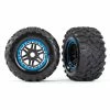 Traxxas 8972A - Blue Beadlock Wheels / Maxx® MT Tires